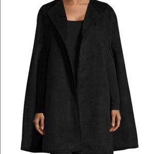 Lauren Ralph Lauren Tailored Cape Overlay-BLACK-One Size